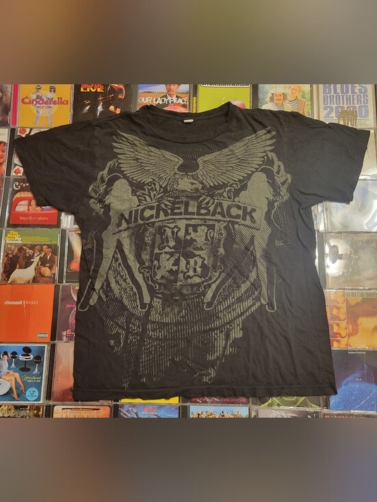 Tultex Other - Tultex Black Nickelback Crest Graphic Tee